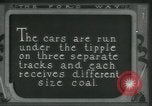 Image of Ford coal mines United States USA, 1923, second 60 stock footage video 65675035229