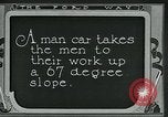 Standbild Bergleute United States USA, 1923, aus Sekunde 40 historischem Filmmaterial Videoclip 65675035230