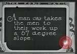 Standbild Bergleute United States USA, 1923, aus Sekunde 44 historischem Filmmaterial Videoclip 65675035230