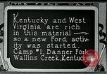 Image Ford des mines Wallins Creek Kentucky USA, 1924, de la seconde 62 séquences d'archives historiques vidéo 65675035232