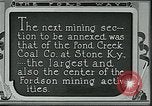 Standbild Ford Minen Stone Kentucky USA, 1924, aus Sekunde 5 historischem Filmmaterial Videoclip 65675035235