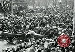 Standbild Marschall Joseph Joffre besuche Amerika während Ersten Weltkrieg New York City USA, 1917, aus Sekunde 12 historischem Filmmaterial Videoclip 65675035251