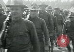 Image of President Woodrow Wilson reviews troops World War 1 United States USA, 1917, second 5 stock footage video 65675035259