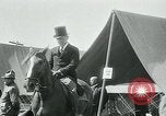 Image of President Woodrow Wilson reviews troops World War 1 United States USA, 1917, second 20 stock footage video 65675035259