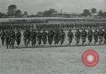 Image of President Woodrow Wilson reviews troops World War 1 United States USA, 1917, second 34 stock footage video 65675035259