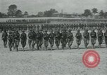 Image of President Woodrow Wilson reviews troops World War 1 United States USA, 1917, second 35 stock footage video 65675035259
