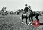 Image of President Woodrow Wilson reviews troops World War 1 United States USA, 1917, second 43 stock footage video 65675035259