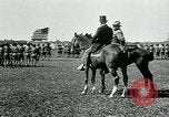 Image of President Woodrow Wilson reviews troops World War 1 United States USA, 1917, second 45 stock footage video 65675035259