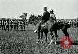 Image of President Woodrow Wilson reviews troops World War 1 United States USA, 1917, second 46 stock footage video 65675035259