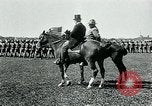 Image of President Woodrow Wilson reviews troops World War 1 United States USA, 1917, second 48 stock footage video 65675035259