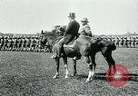 Image of President Woodrow Wilson reviews troops World War 1 United States USA, 1917, second 49 stock footage video 65675035259