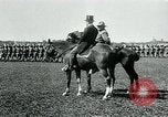 Image of President Woodrow Wilson reviews troops World War 1 United States USA, 1917, second 50 stock footage video 65675035259