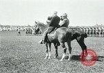 Image of President Woodrow Wilson reviews troops World War 1 United States USA, 1917, second 59 stock footage video 65675035259