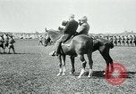 Image of President Woodrow Wilson reviews troops World War 1 United States USA, 1917, second 61 stock footage video 65675035259