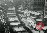 Image of troops march on the streets New York City USA, 1917, second 1 stock footage video 65675035260