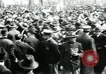 Image of troops march on the streets New York City USA, 1917, second 10 stock footage video 65675035260