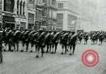 Image of troops march on the streets New York City USA, 1917, second 14 stock footage video 65675035260