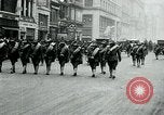Image of troops march on the streets New York City USA, 1917, second 21 stock footage video 65675035260