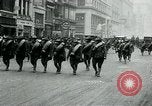 Image of troops march on the streets New York City USA, 1917, second 22 stock footage video 65675035260