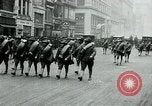 Image of troops march on the streets New York City USA, 1917, second 23 stock footage video 65675035260