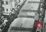 Image of troops march on the streets New York City USA, 1917, second 28 stock footage video 65675035260