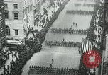 Image of troops march on the streets New York City USA, 1917, second 30 stock footage video 65675035260