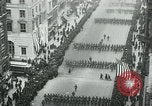 Image of troops march on the streets New York City USA, 1917, second 31 stock footage video 65675035260