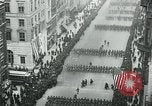 Image of troops march on the streets New York City USA, 1917, second 33 stock footage video 65675035260