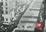 Image of troops march on the streets New York City USA, 1917, second 34 stock footage video 65675035260