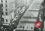 Image of troops march on the streets New York City USA, 1917, second 35 stock footage video 65675035260