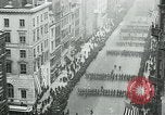 Image of troops march on the streets New York City USA, 1917, second 38 stock footage video 65675035260