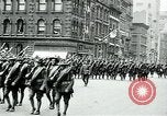 Image of troops march on the streets New York City USA, 1917, second 47 stock footage video 65675035260