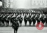 Image of troops march on the streets New York City USA, 1917, second 50 stock footage video 65675035260