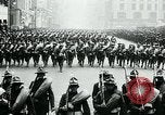 Image of troops march on the streets New York City USA, 1917, second 55 stock footage video 65675035260