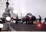 Image of USS Midway CVB 41 Atlantic Ocean, 1951, second 4 stock footage video 65675035269