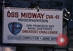Image of Recommission of USS Midway San Francisco California USA, 1970, second 15 stock footage video 65675035271