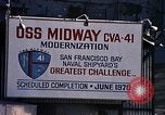 Image of Recommission of USS Midway San Francisco California USA, 1970, second 16 stock footage video 65675035271