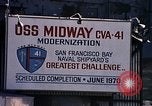 Image of Recommission of USS Midway San Francisco California USA, 1970, second 19 stock footage video 65675035271