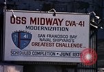 Image of Recommission of USS Midway San Francisco California USA, 1970, second 22 stock footage video 65675035271