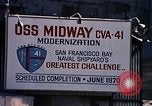 Image of Recommission of USS Midway San Francisco California USA, 1970, second 23 stock footage video 65675035271
