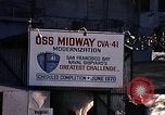 Image of Recommission of USS Midway San Francisco California USA, 1970, second 26 stock footage video 65675035271
