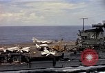 Image of USS Midway South China Sea, 1965, second 10 stock footage video 65675035290