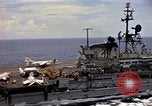 Image of USS Midway South China Sea, 1965, second 12 stock footage video 65675035290