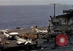 Image of USS Midway South China Sea, 1965, second 38 stock footage video 65675035290