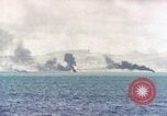 Image of bombardment Saipan Northern Mariana Islands, 1944, second 37 stock footage video 65675035300