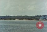 Image of US Navy warships shell Guam during World War II Guam, 1944, second 4 stock footage video 65675035328