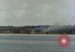 Image of US Navy warships shell Guam during World War II Guam, 1944, second 17 stock footage video 65675035328