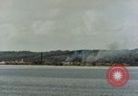 Image of US Navy warships shell Guam during World War II Guam, 1944, second 18 stock footage video 65675035328