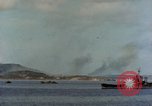 Image of US Navy warships shell Guam during World War II Guam, 1944, second 19 stock footage video 65675035328