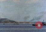 Image of US Navy warships shell Guam during World War II Guam, 1944, second 24 stock footage video 65675035328